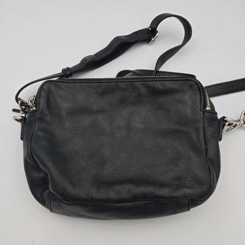 margot Black Leather Crossbody Bag - Picture 4 of 13